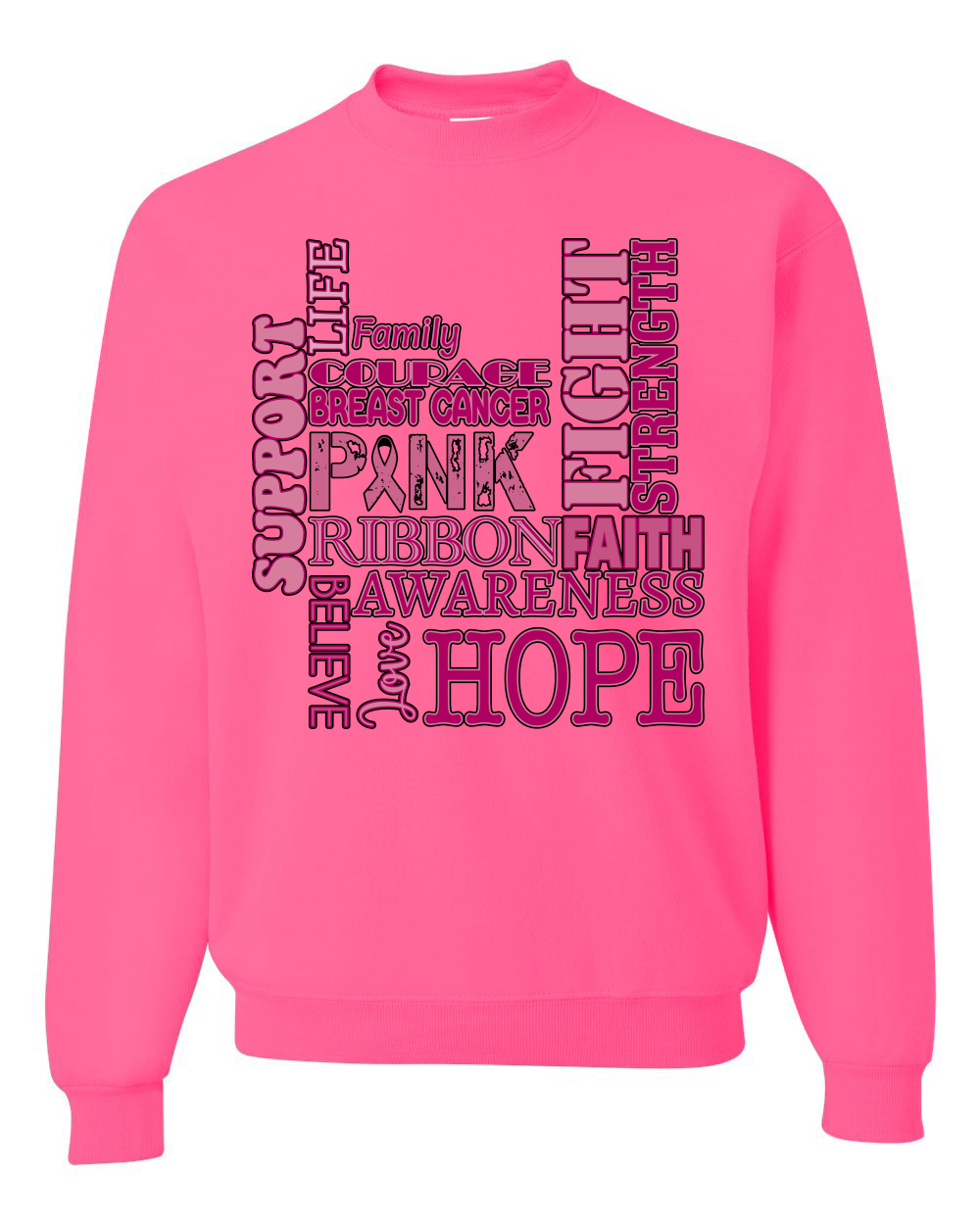 Sudadera de cuello redondo unisex Words of Encourament - Imagen 9 de 10