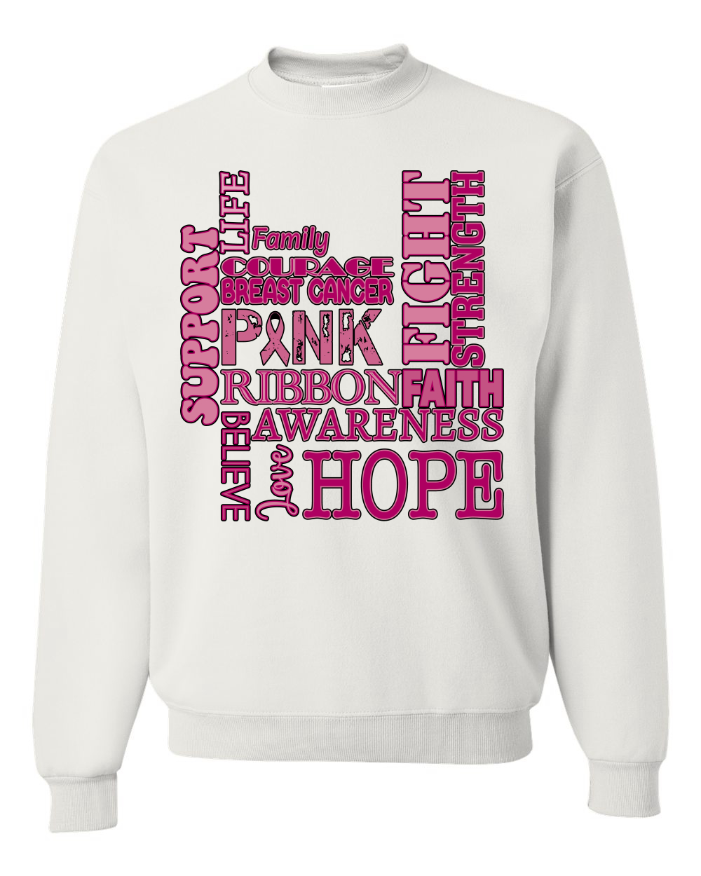 Sudadera de cuello redondo unisex Words of Encourament - Imagen 10 de 10