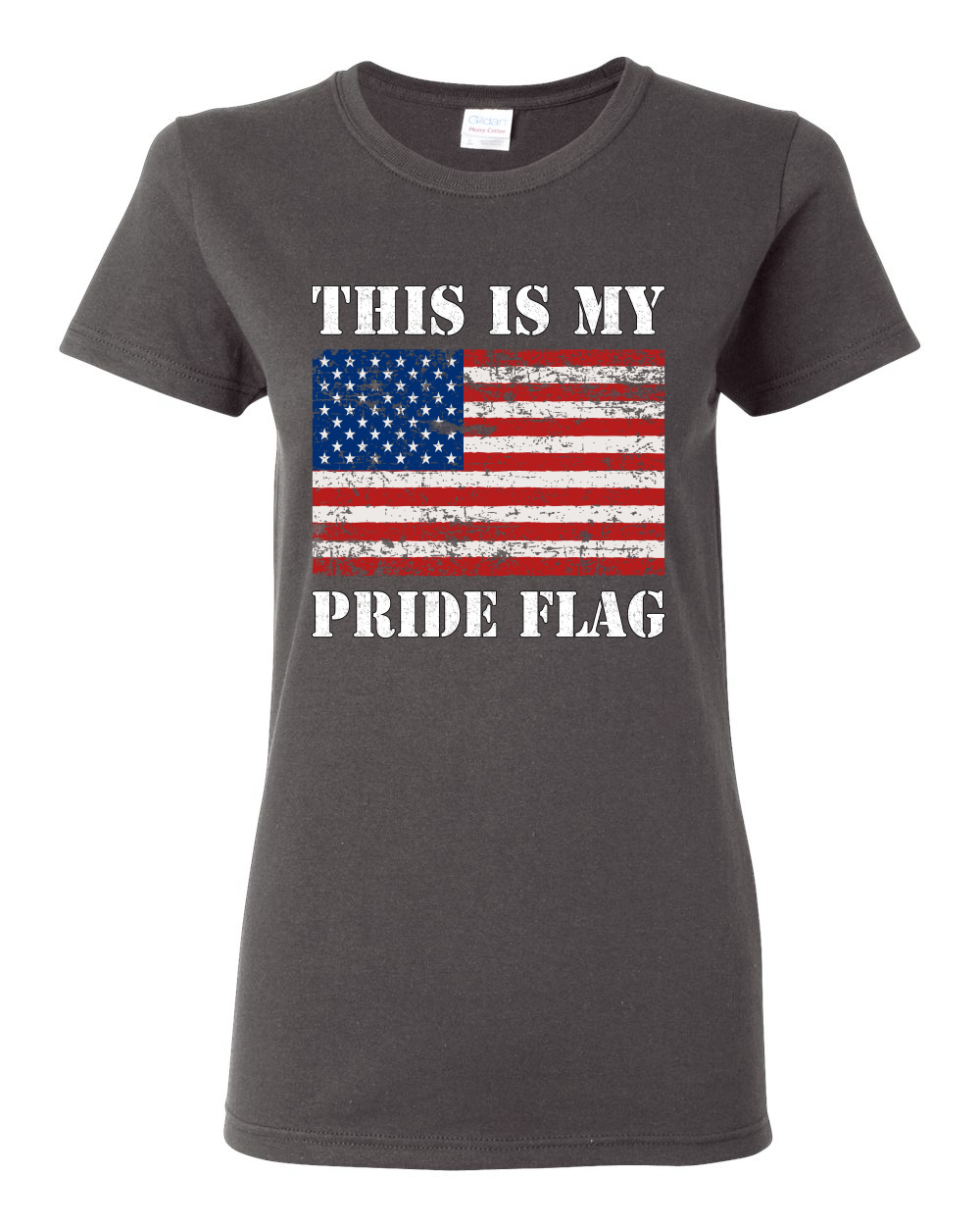 This is My Pride Damen-T-Shirt amerikanische Flagge Grafik - Bild 4 von 7