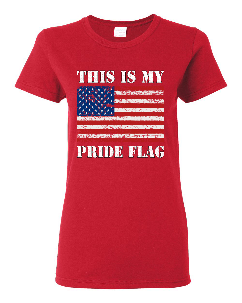 This is My Pride Damen-T-Shirt amerikanische Flagge Grafik - Bild 6 von 7