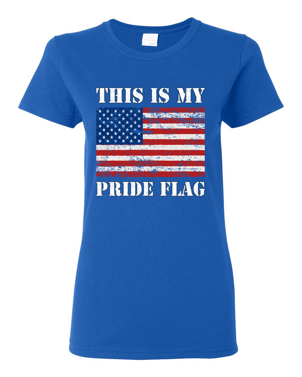 This is My Pride Damen-T-Shirt amerikanische Flagge Grafik - Bild 7 von 7