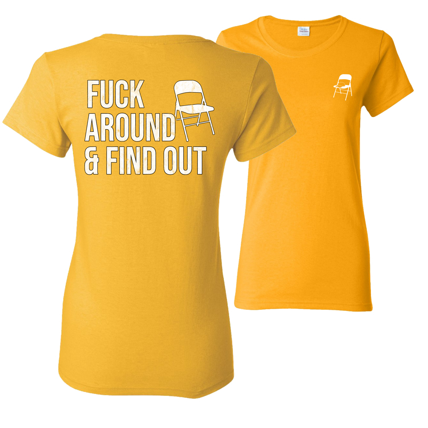Alabama Boat Brawl Chair F*ck Around and Find Out Women Graphic Shirt - Picture 13 of 14