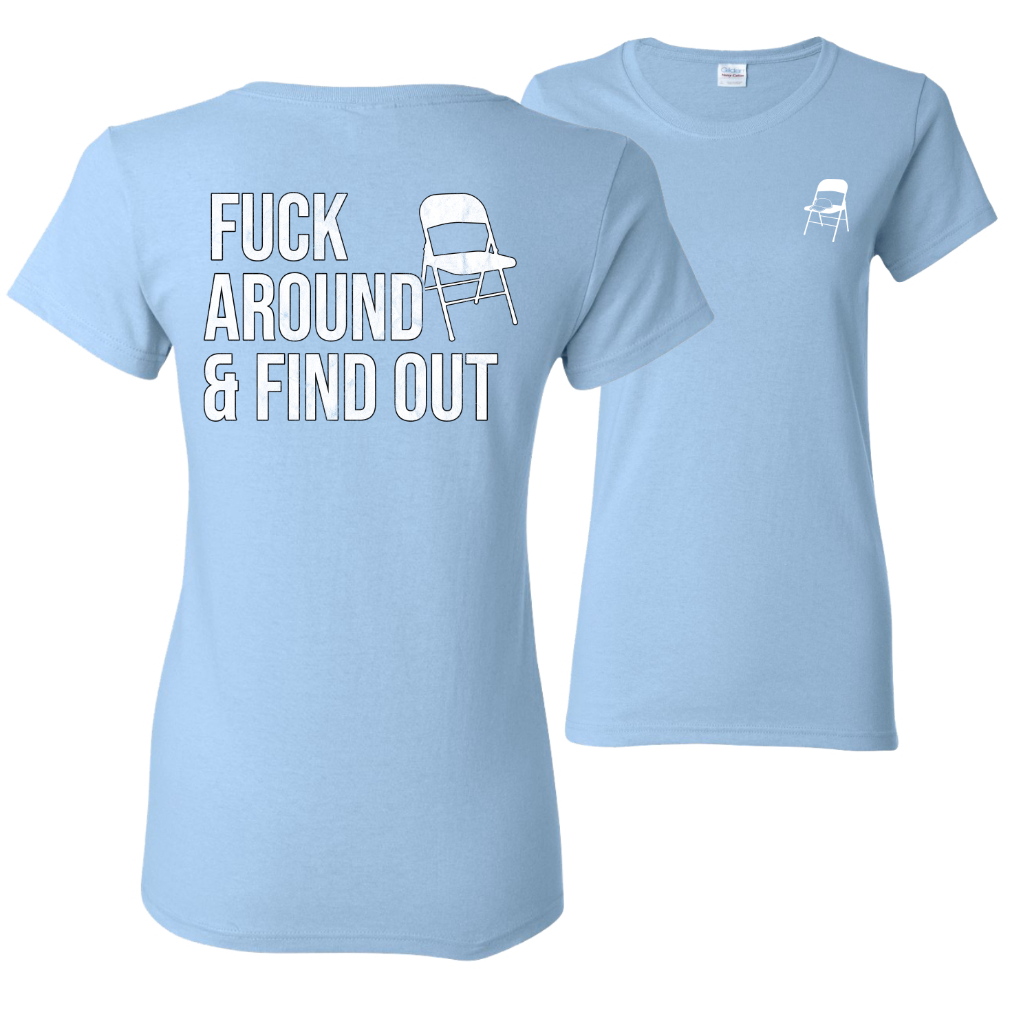 Alabama Boat Brawl Chair F*ck Around and Find Out Women Graphic Shirt - Picture 14 of 14