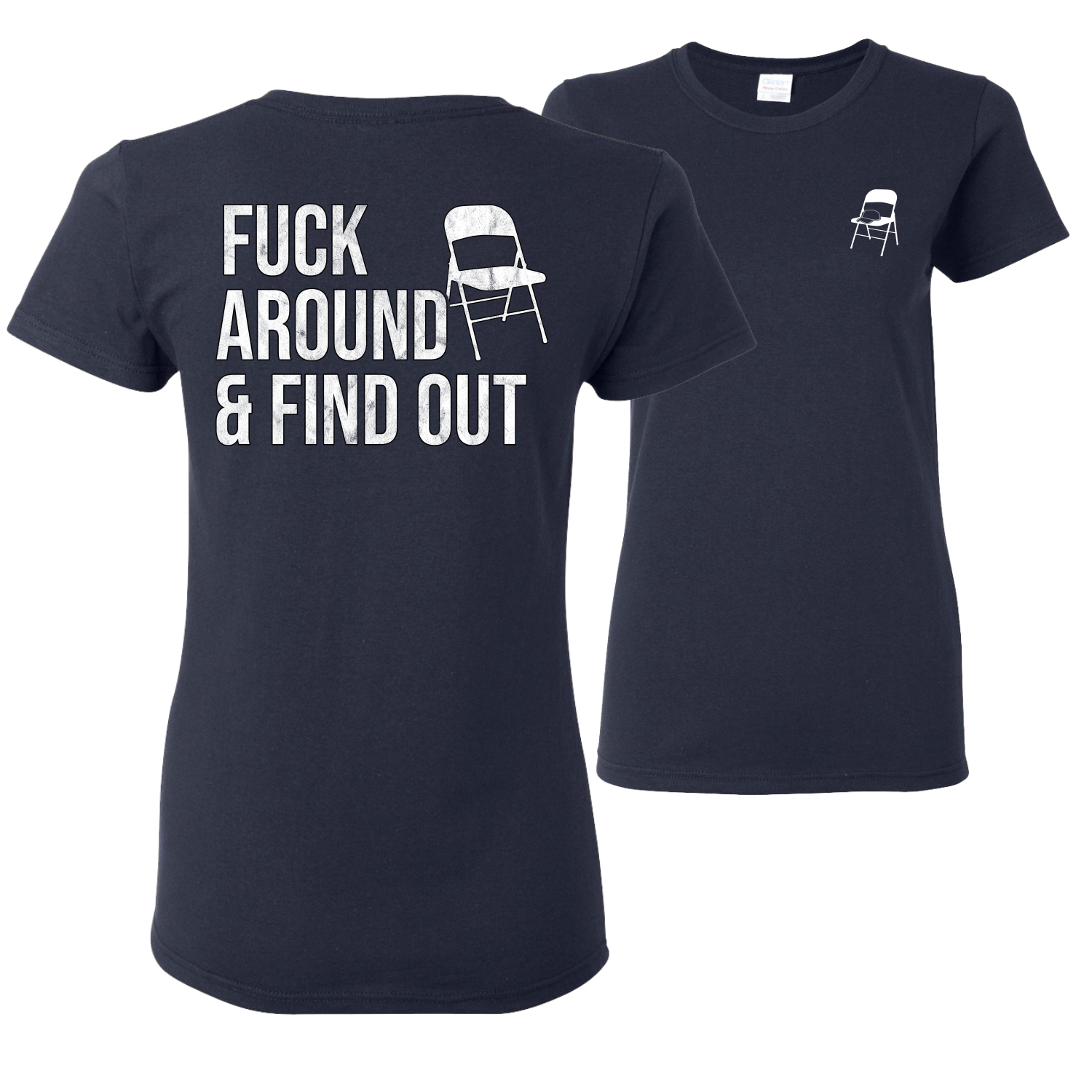 Alabama Boat Brawl Chair F*ck Around and Find Out Women Graphic Shirt - Picture 9 of 14