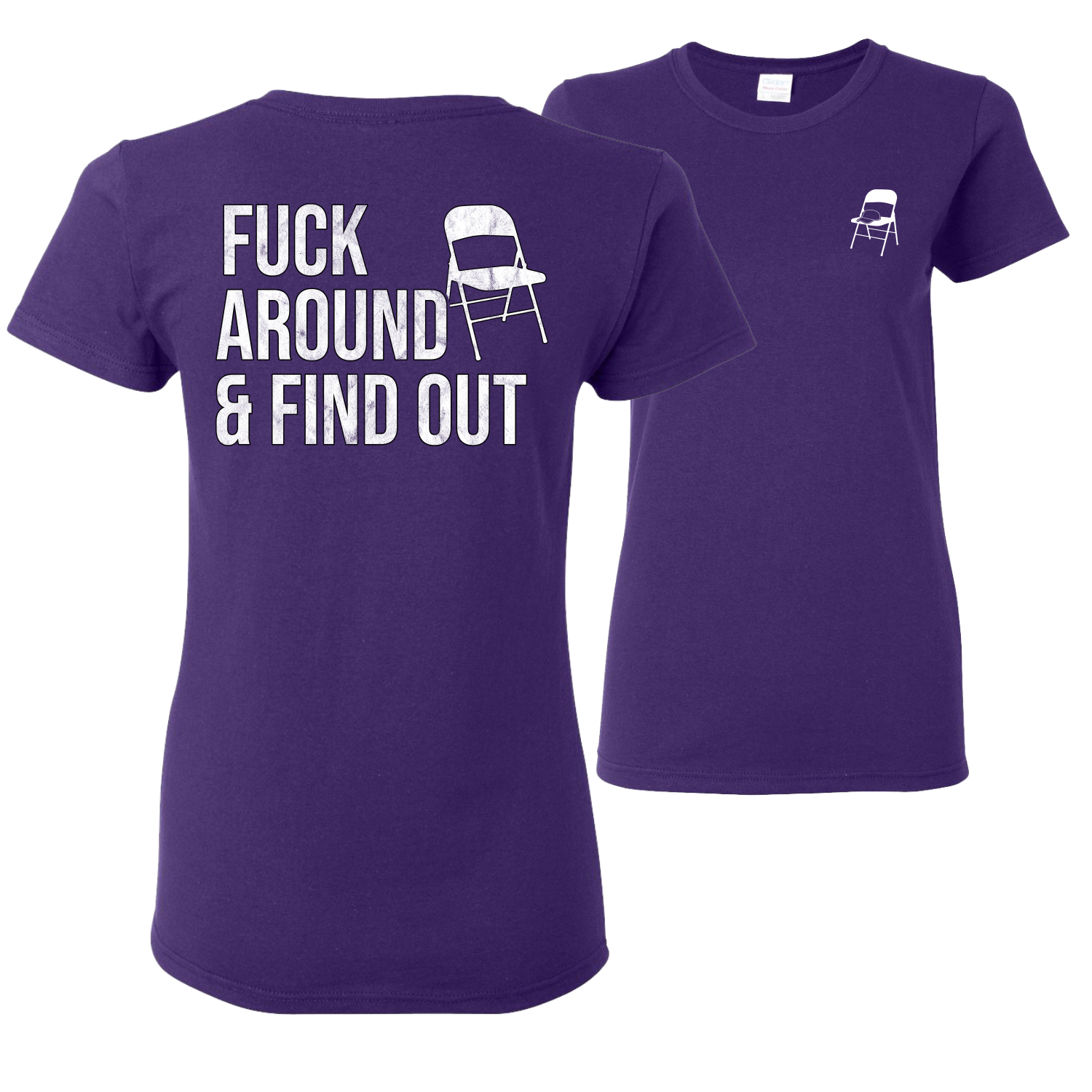 Alabama Boat Brawl Chair F*ck Around and Find Out Women Graphic Shirt - Picture 10 of 14