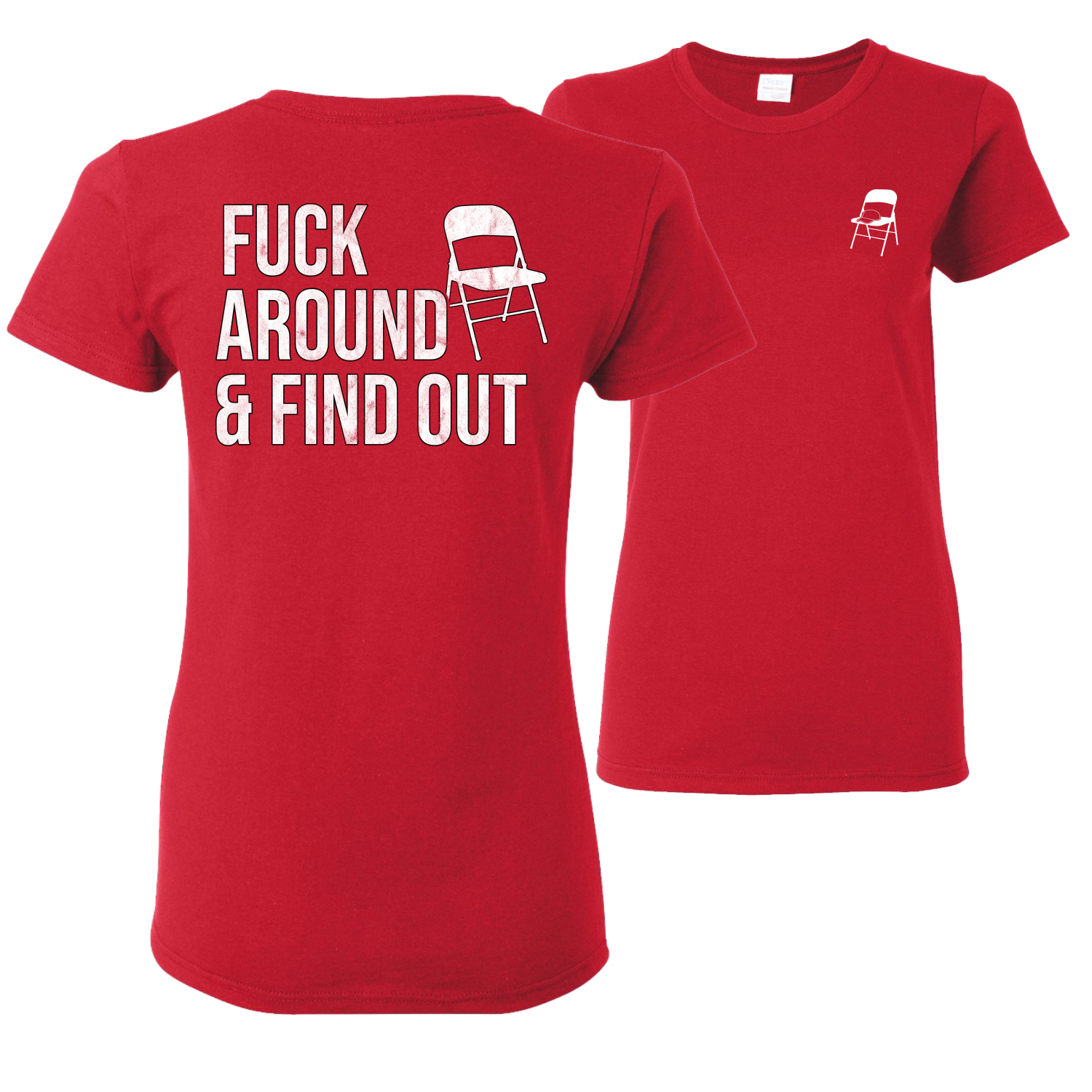 Alabama Boat Brawl Chair F*ck Around and Find Out Women Graphic Shirt - Picture 11 of 14