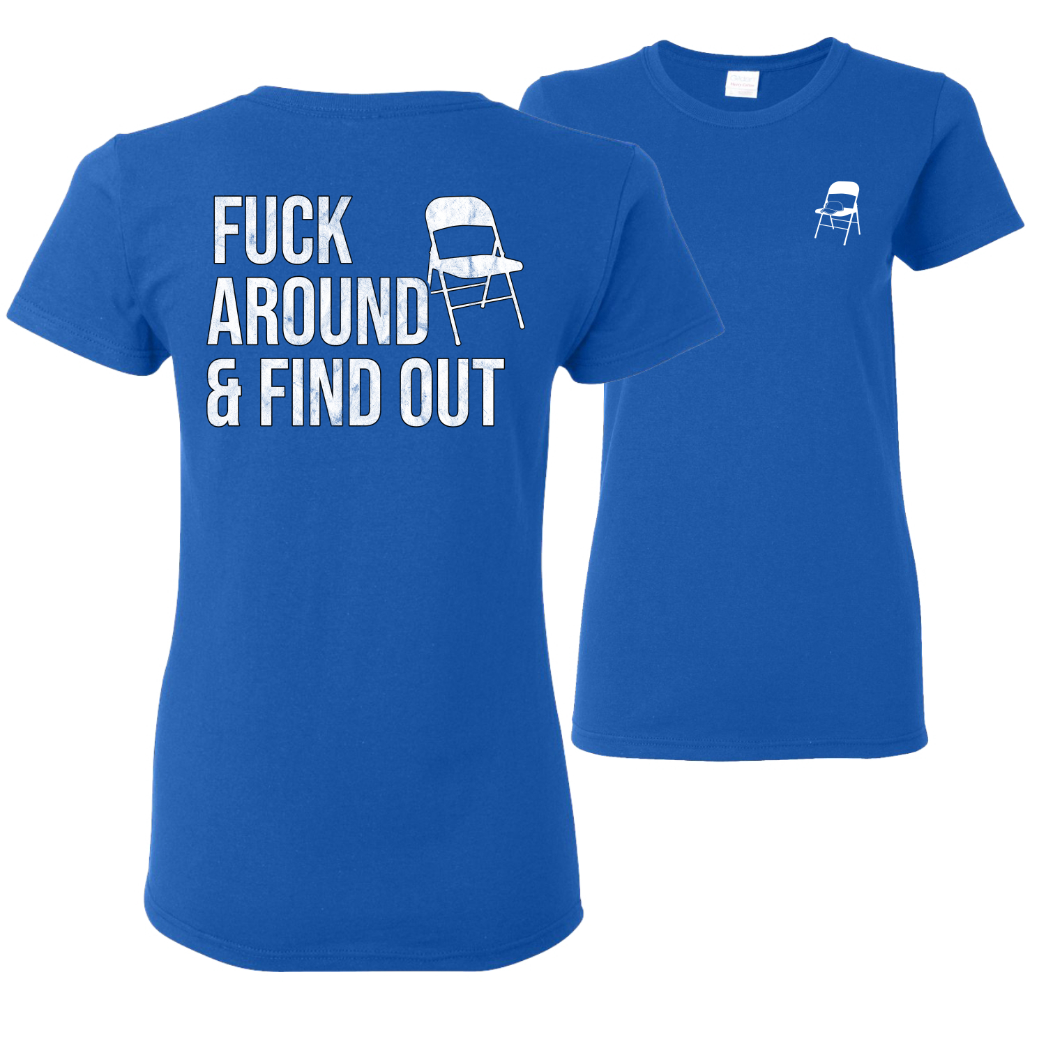 Alabama Boat Brawl Chair F*ck Around and Find Out Women Graphic Shirt - Picture 12 of 14