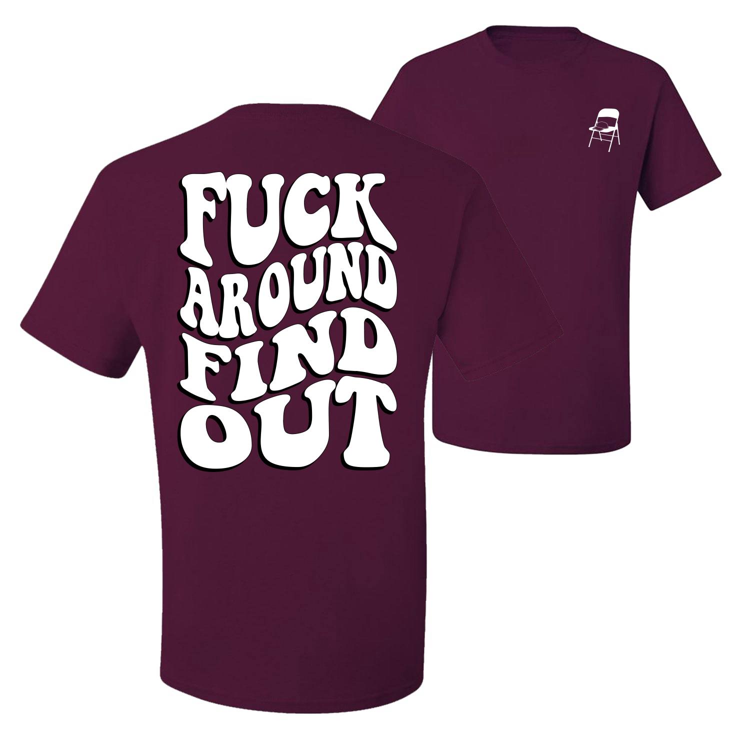 Camiseta gráfica para hombre F*ck Around and Find Out Alabama Boat Brawl Groovy Font - Imagen 11 de 20