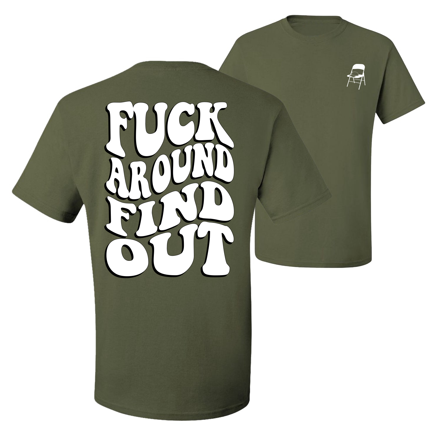 Camiseta gráfica para hombre F*ck Around and Find Out Alabama Boat Brawl Groovy Font - Imagen 12 de 20