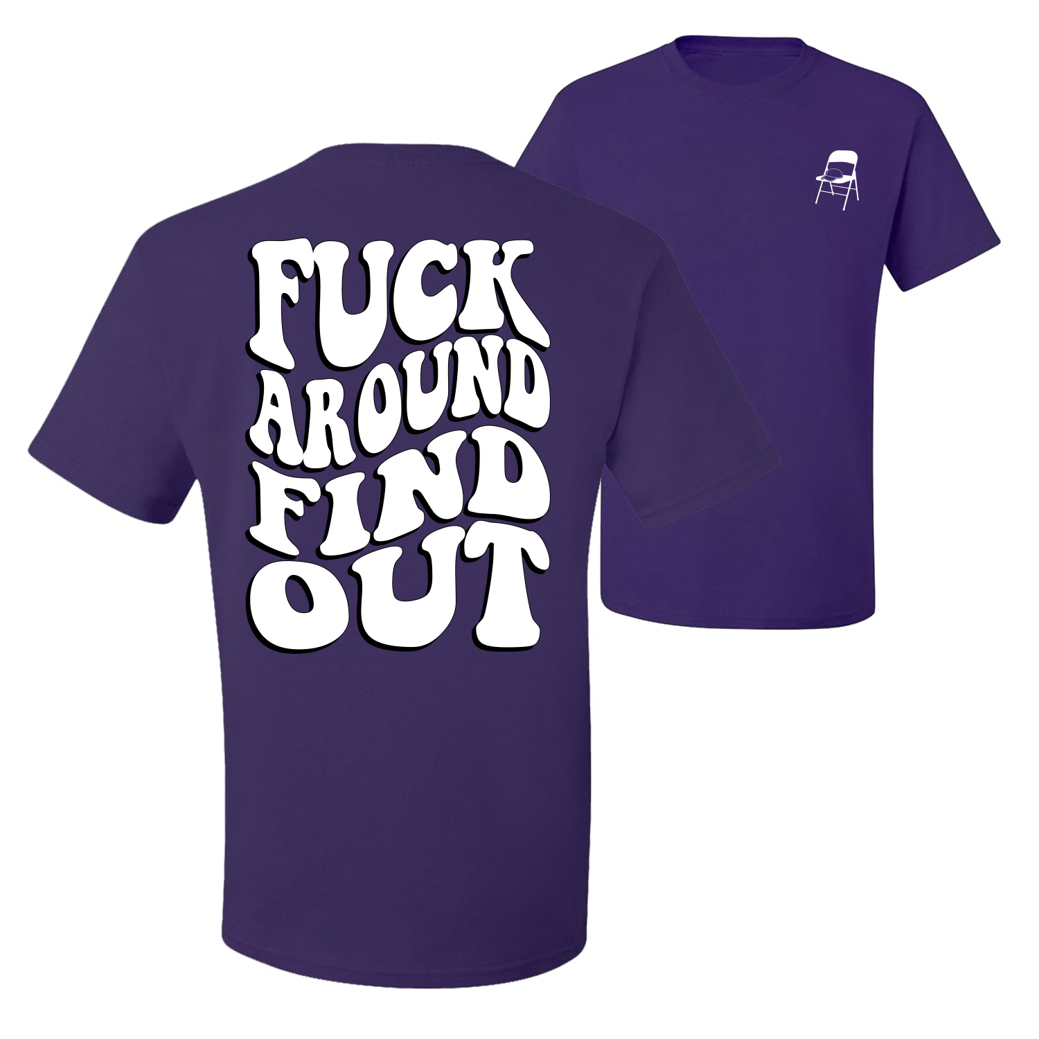 Camiseta gráfica para hombre F*ck Around and Find Out Alabama Boat Brawl Groovy Font - Imagen 15 de 20
