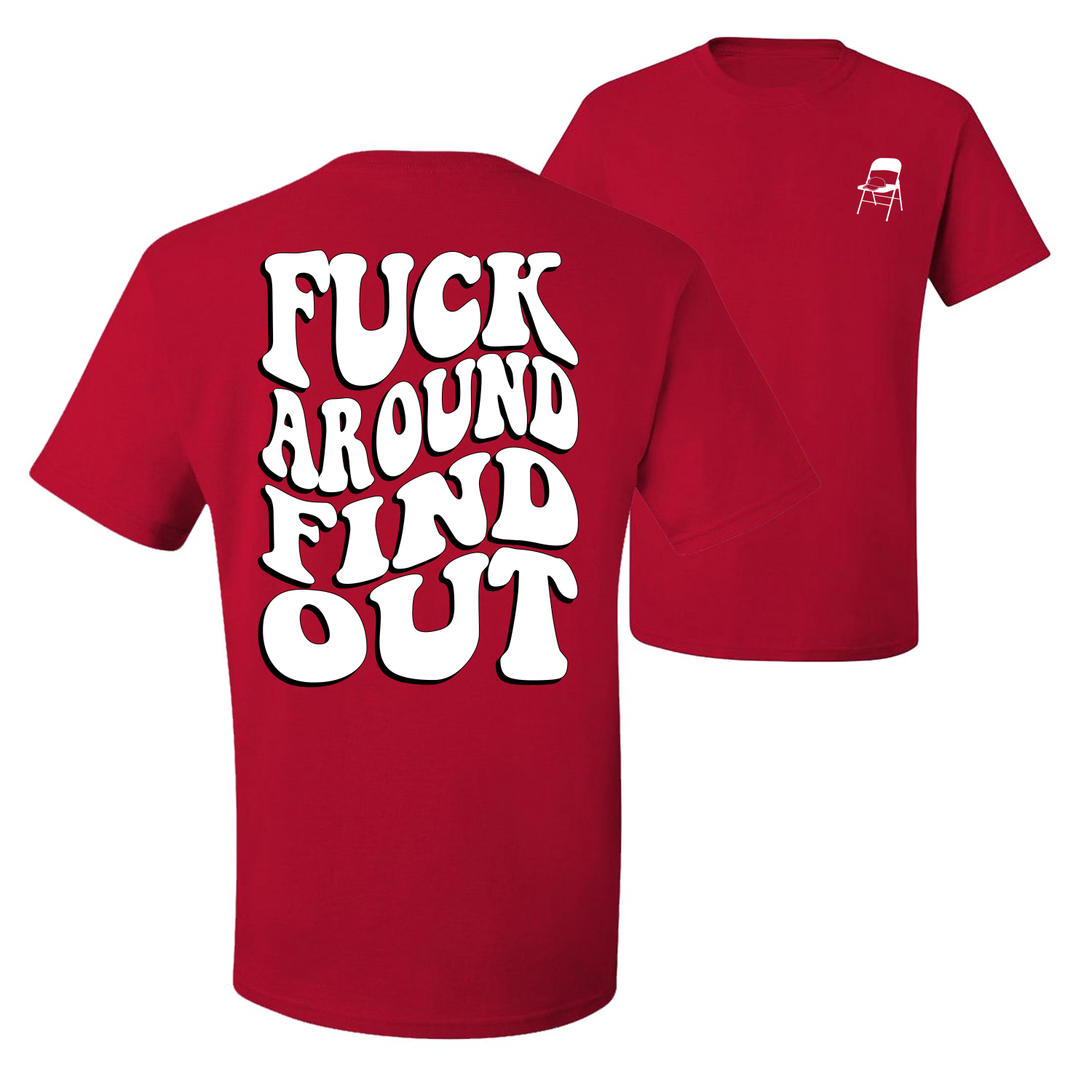 Camiseta gráfica para hombre F*ck Around and Find Out Alabama Boat Brawl Groovy Font - Imagen 16 de 20