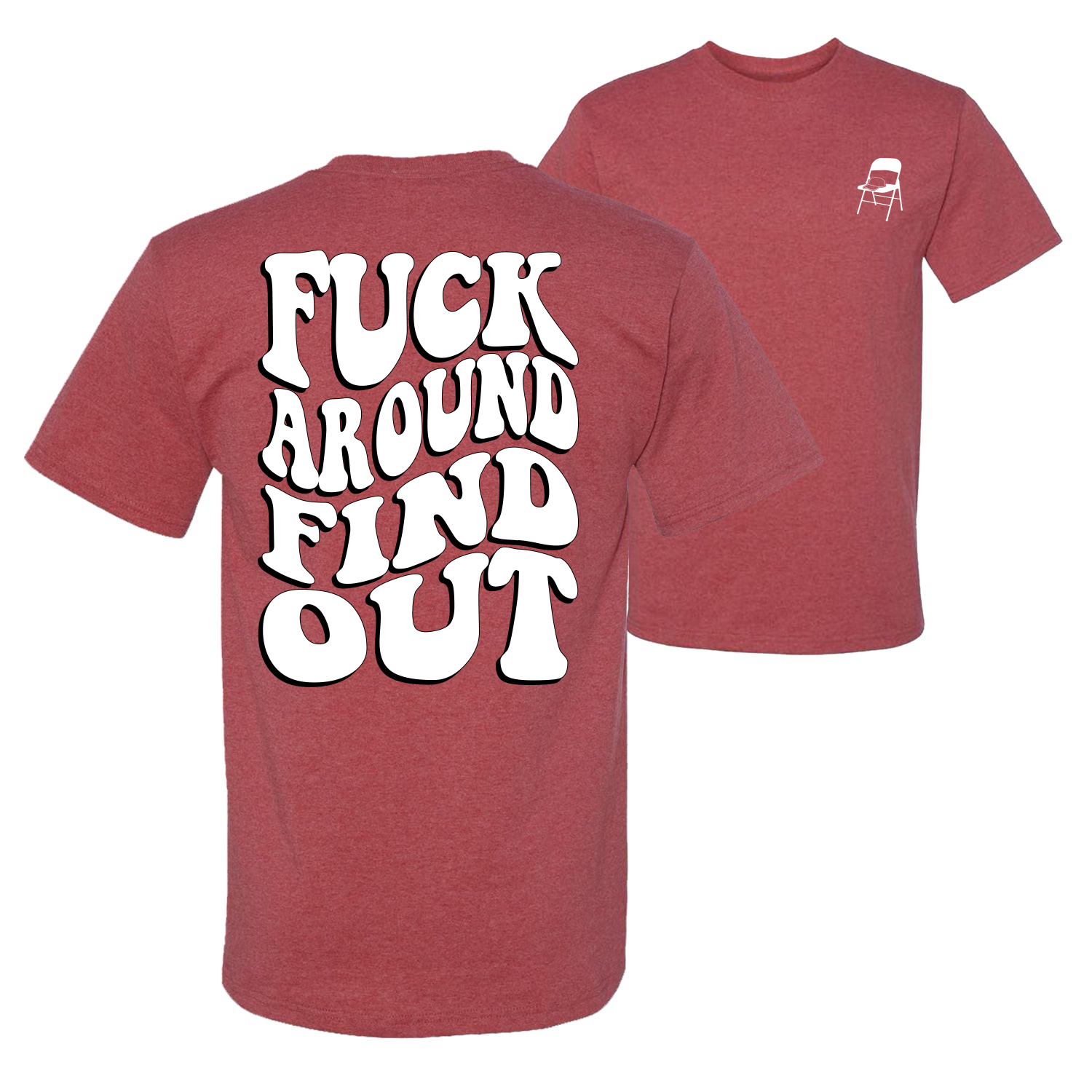 Camiseta gráfica para hombre F*ck Around and Find Out Alabama Boat Brawl Groovy Font - Imagen 20 de 20