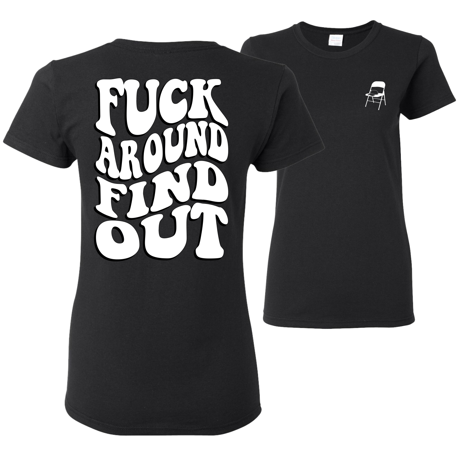 Grafikshirt F*ck Around and Find Out Alabama Boat Brawl groovige Schrift Damen - Bild 3 von 14