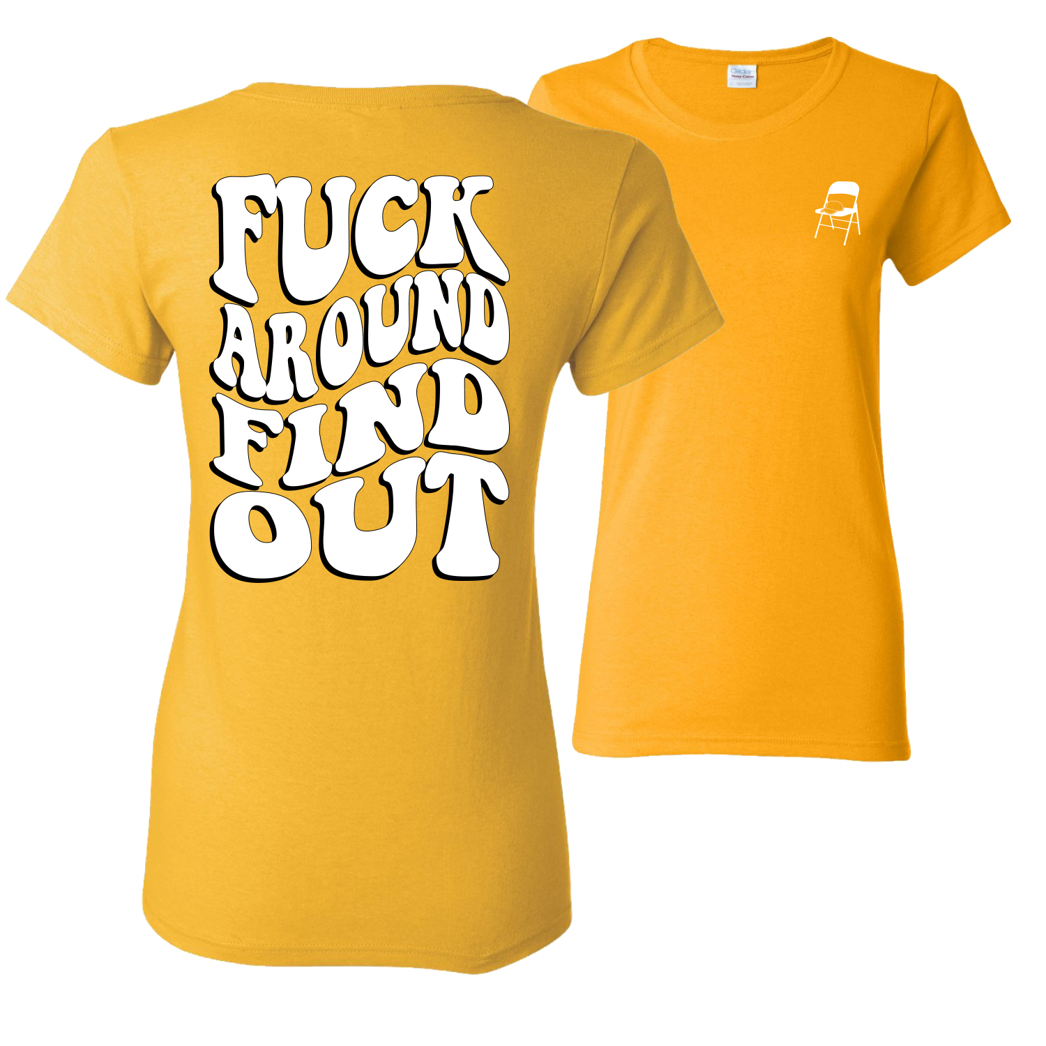 Grafikshirt F*ck Around and Find Out Alabama Boat Brawl groovige Schrift Damen - Bild 13 von 14