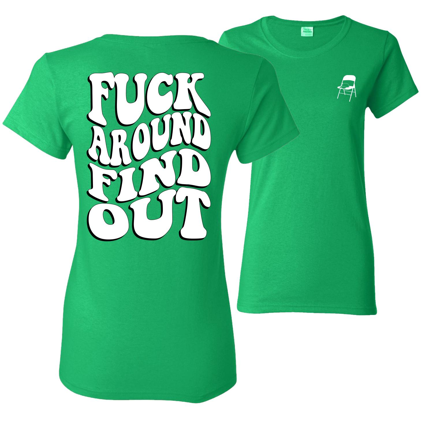 Grafikshirt F*ck Around and Find Out Alabama Boat Brawl groovige Schrift Damen - Bild 6 von 14