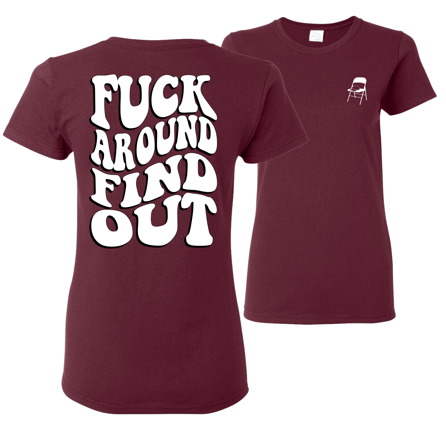 Grafikshirt F*ck Around and Find Out Alabama Boat Brawl groovige Schrift Damen - Bild 8 von 14