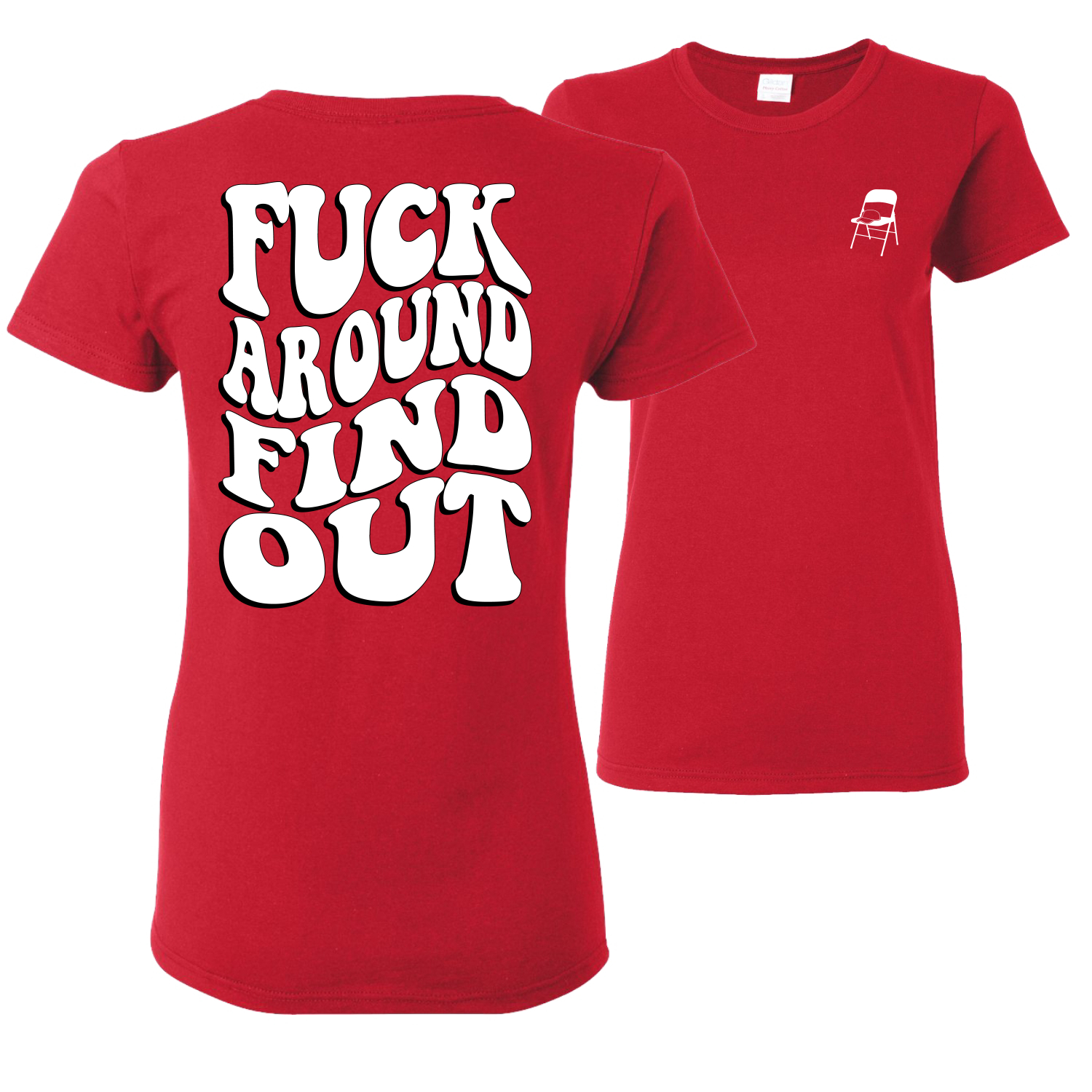 Grafikshirt F*ck Around and Find Out Alabama Boat Brawl groovige Schrift Damen - Bild 11 von 14