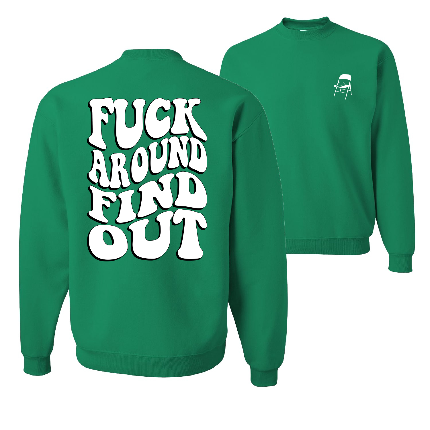 F*ck Around and Find Out Alabama Barco Pelea Genial Font Hombres Mujeres Sudadera - Imagen 7 de 17