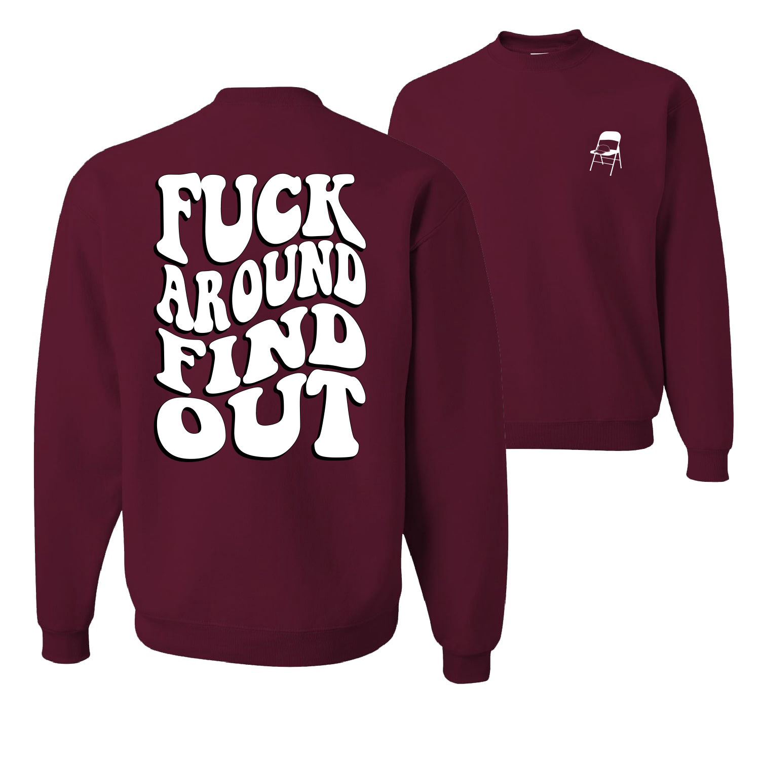 F*ck Around and Find Out Alabama Barco Pelea Genial Font Hombres Mujeres Sudadera - Imagen 9 de 17