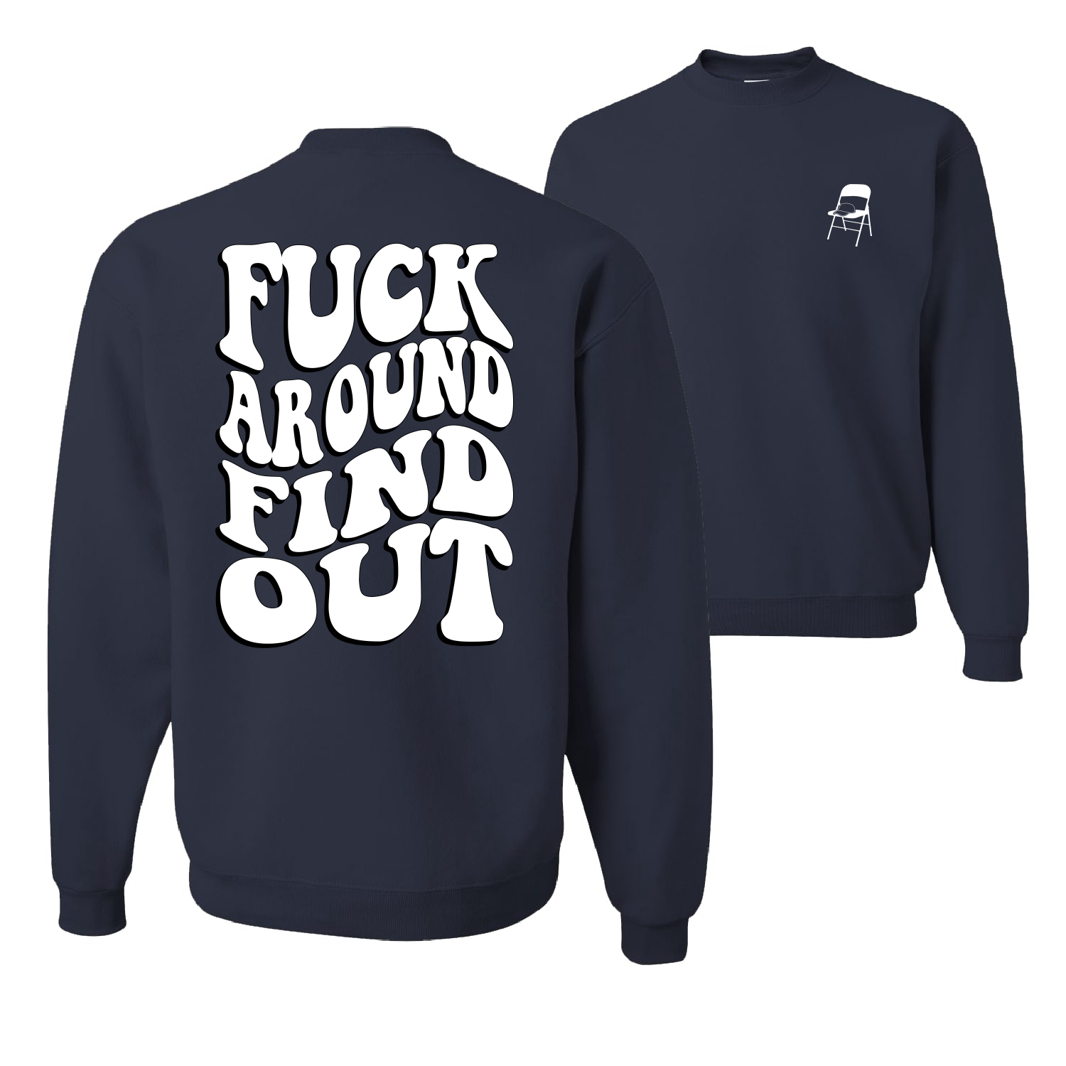 F*ck Around and Find Out Alabama Barco Pelea Genial Font Hombres Mujeres Sudadera - Imagen 10 de 17