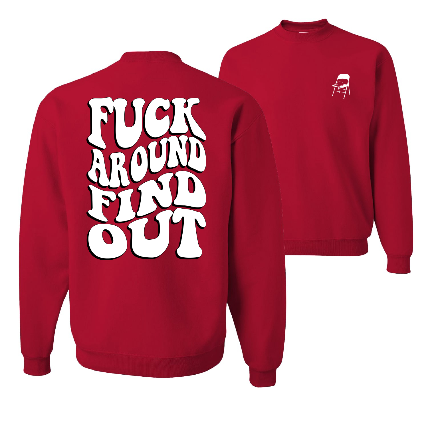 F*ck Around and Find Out Alabama Barco Pelea Genial Font Hombres Mujeres Sudadera - Imagen 13 de 17