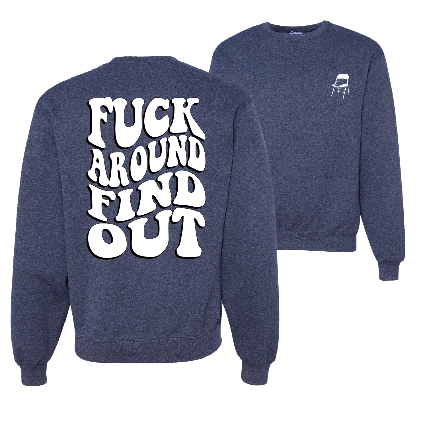 F*ck Around and Find Out Alabama Barco Pelea Genial Font Hombres Mujeres Sudadera - Imagen 16 de 17