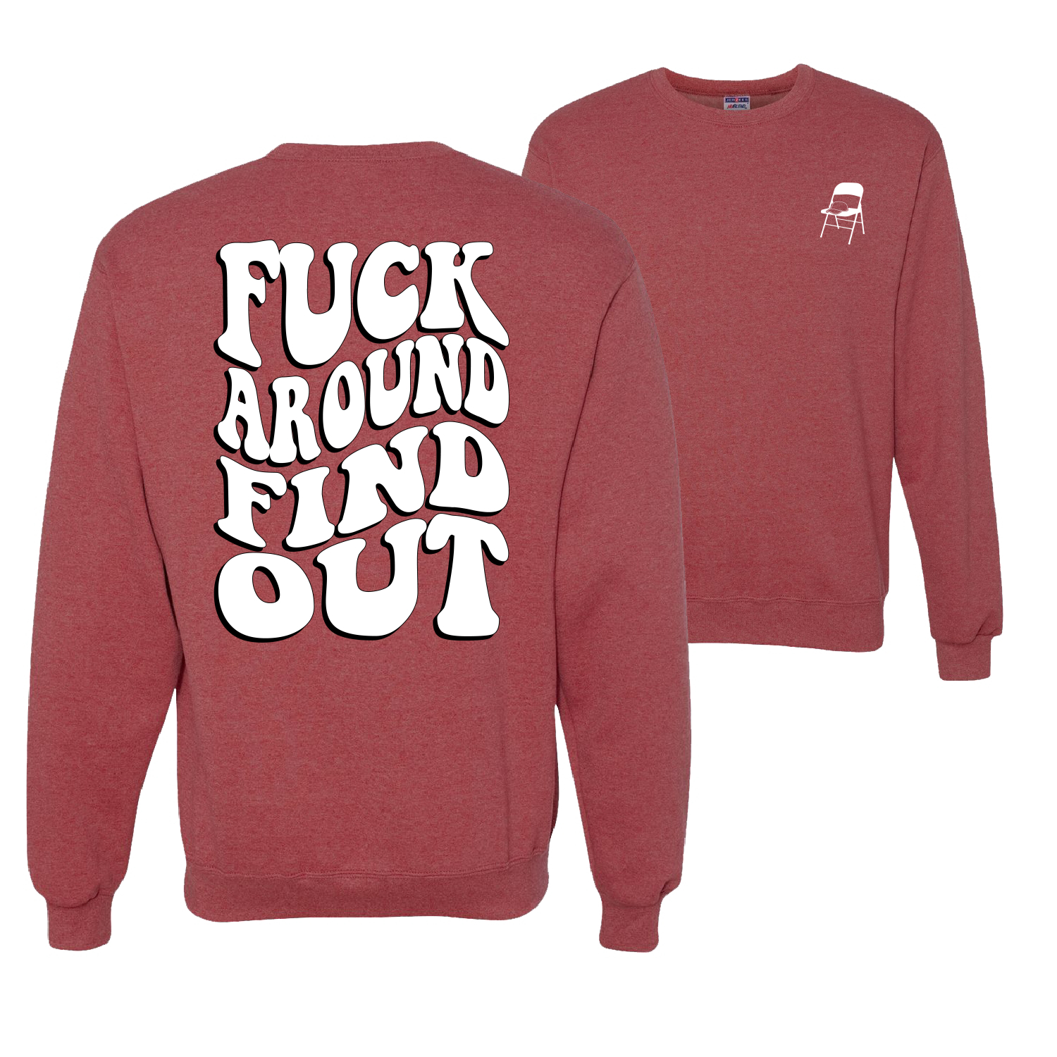 F*ck Around and Find Out Alabama Barco Pelea Genial Font Hombres Mujeres Sudadera - Imagen 17 de 17