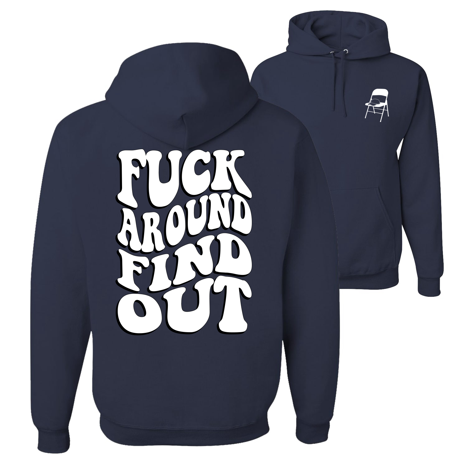 F*ck Around and Find Out Alabama Bootsschlägerei groovige Schrift Männer Frauen Hoodie - Bild 11 von 18