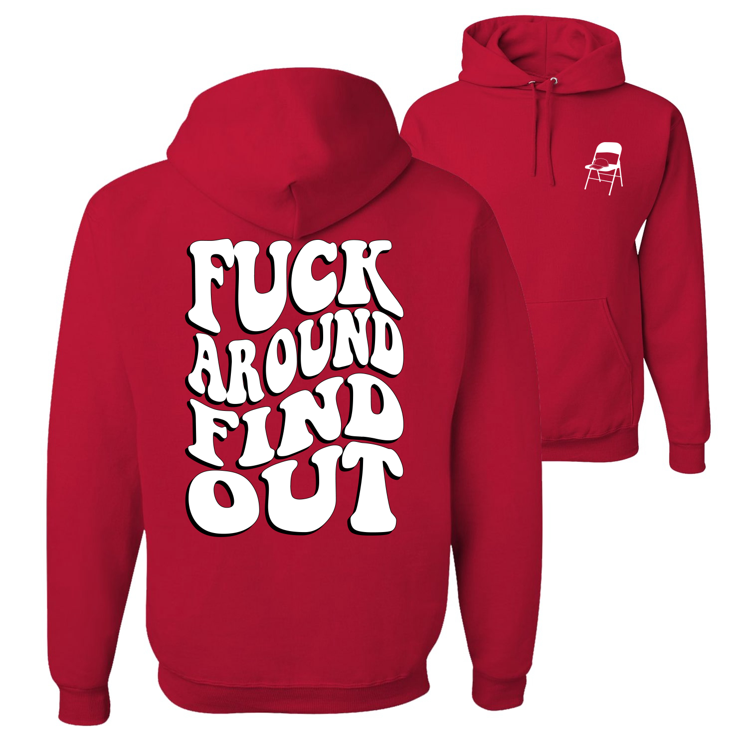 F*ck Around and Find Out Alabama Bootsschlägerei groovige Schrift Männer Frauen Hoodie - Bild 14 von 18