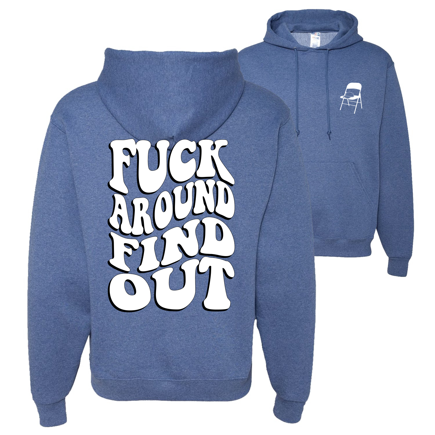 F*ck Around and Find Out Alabama Bootsschlägerei groovige Schrift Männer Frauen Hoodie - Bild 16 von 18