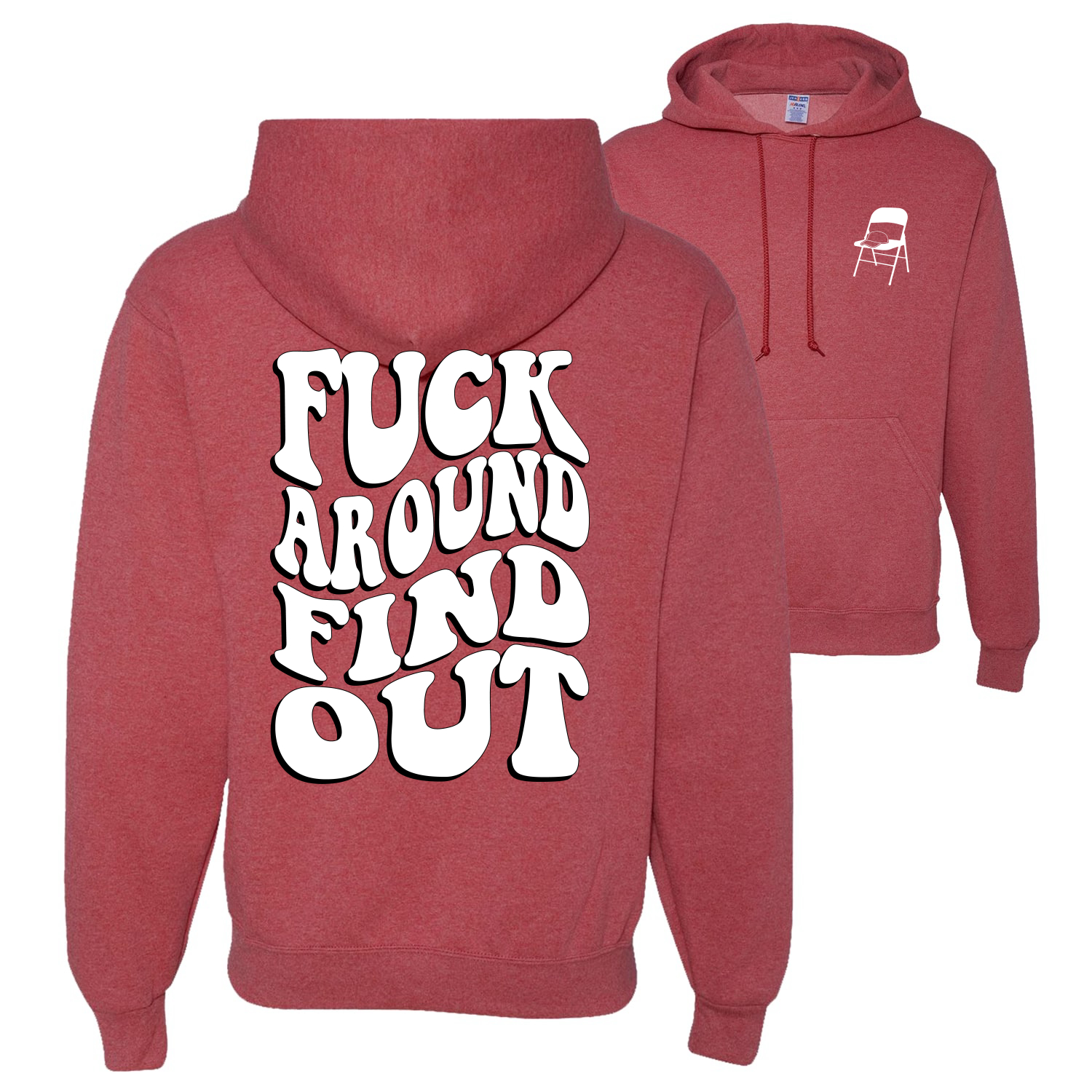 F*ck Around and Find Out Alabama Bootsschlägerei groovige Schrift Männer Frauen Hoodie - Bild 18 von 18