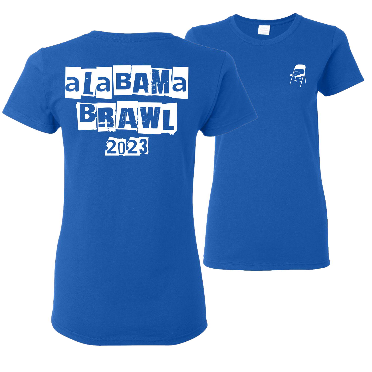 Alabama Boat Brawl 2023 Cryptic Letter Font Women Graphic Shirt