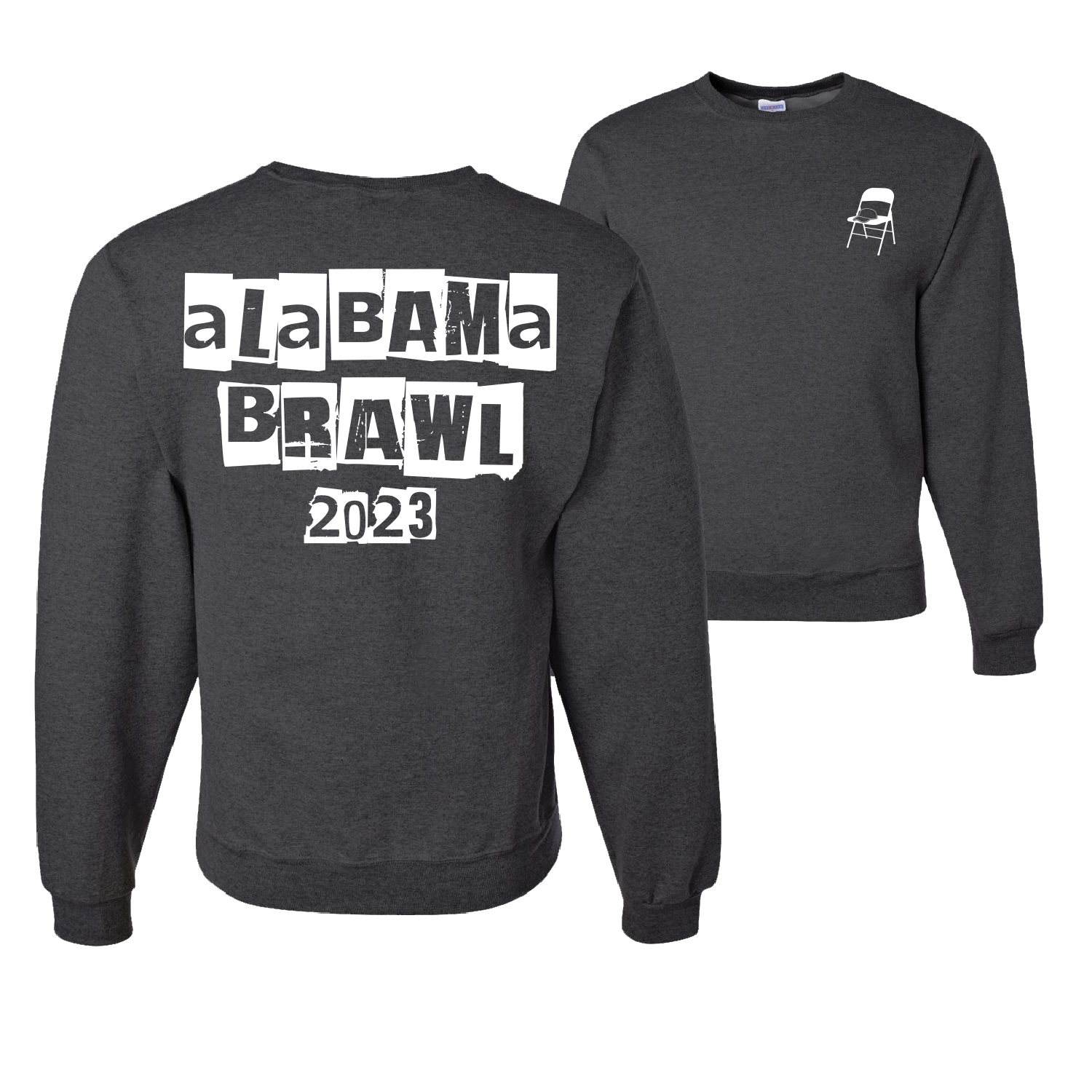 Alabama Boat Brawl 2023 Fuente de Carta Críptica Hombres Mujeres Sudadera - Imagen 5 de 17