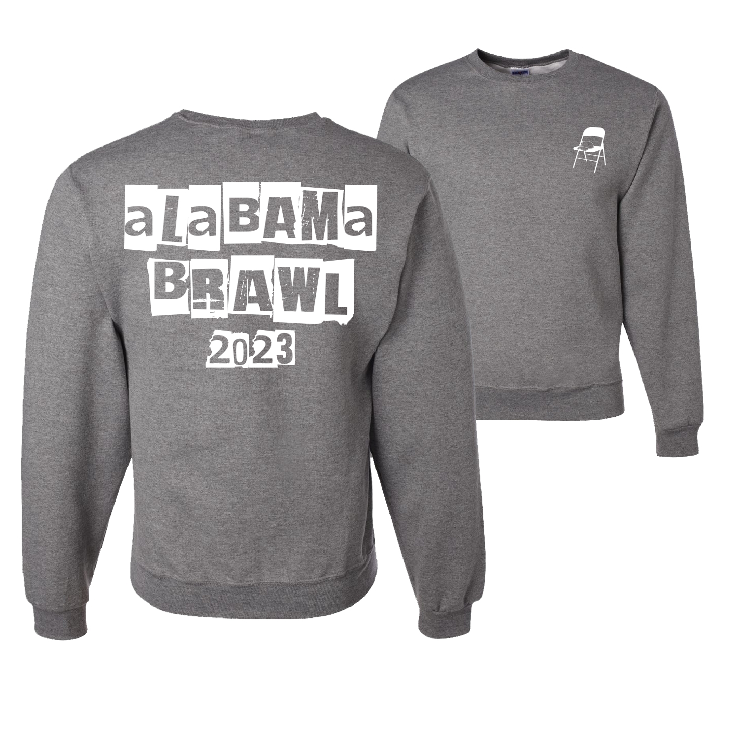 Alabama Boat Brawl 2023 Fuente de Carta Críptica Hombres Mujeres Sudadera - Imagen 6 de 17