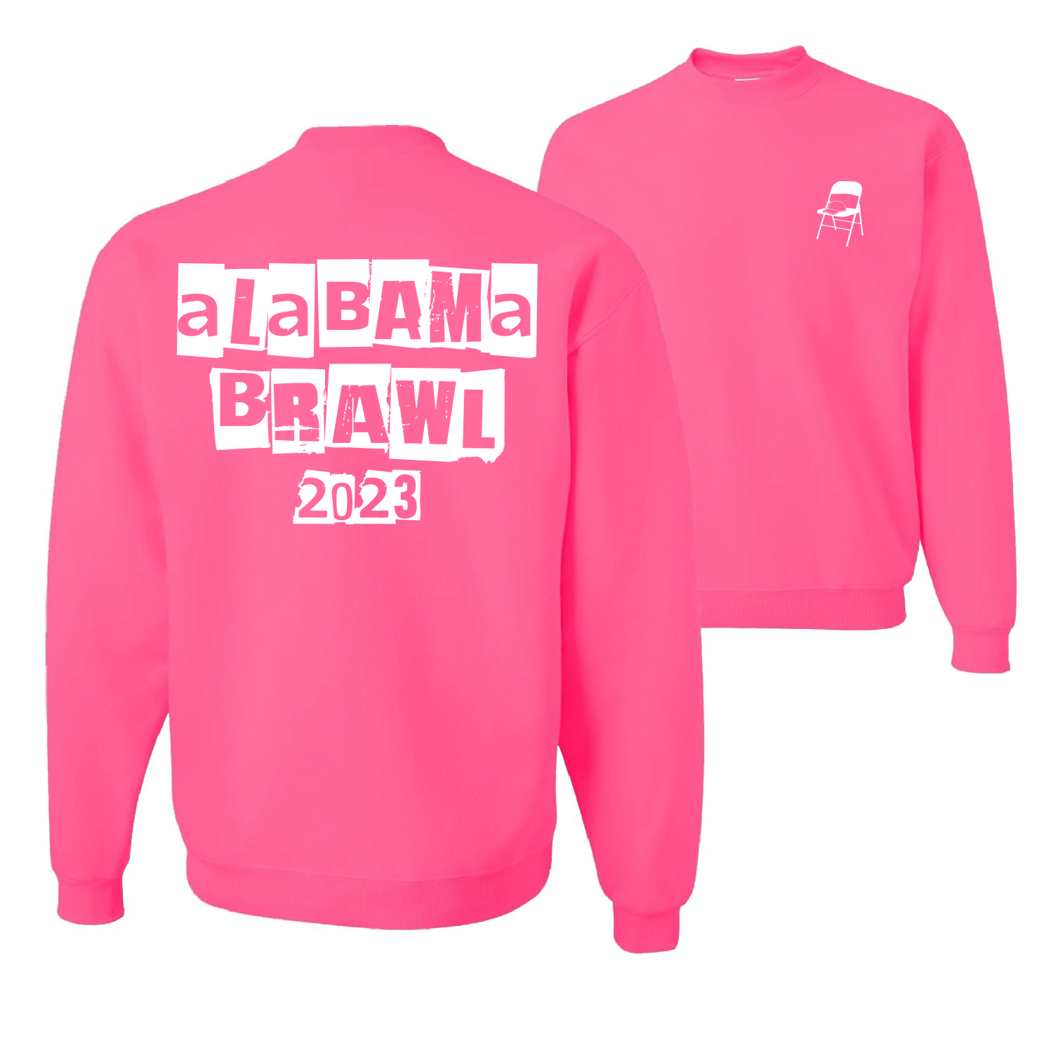 Alabama Boat Brawl 2023 Fuente de Carta Críptica Hombres Mujeres Sudadera - Imagen 11 de 17