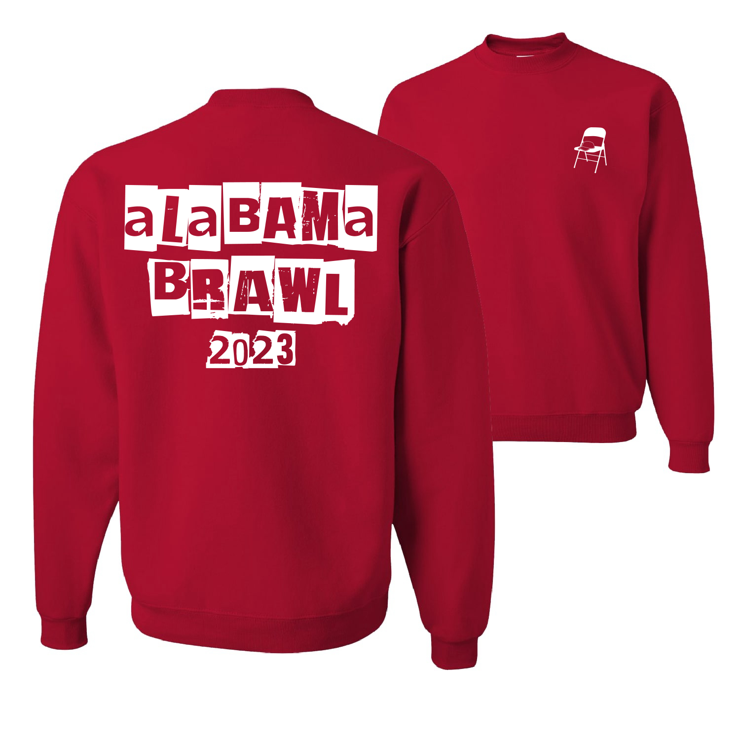 Alabama Boat Brawl 2023 Fuente de Carta Críptica Hombres Mujeres Sudadera - Imagen 13 de 17