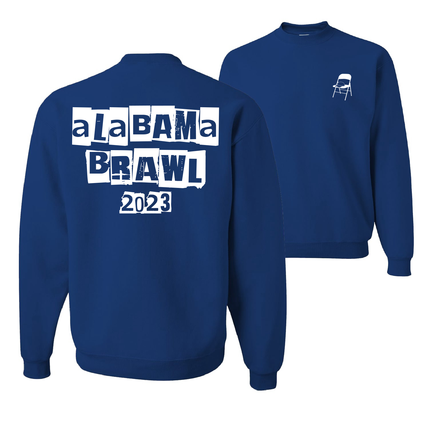 Alabama Boat Brawl 2023 Fuente de Carta Críptica Hombres Mujeres Sudadera - Imagen 14 de 17