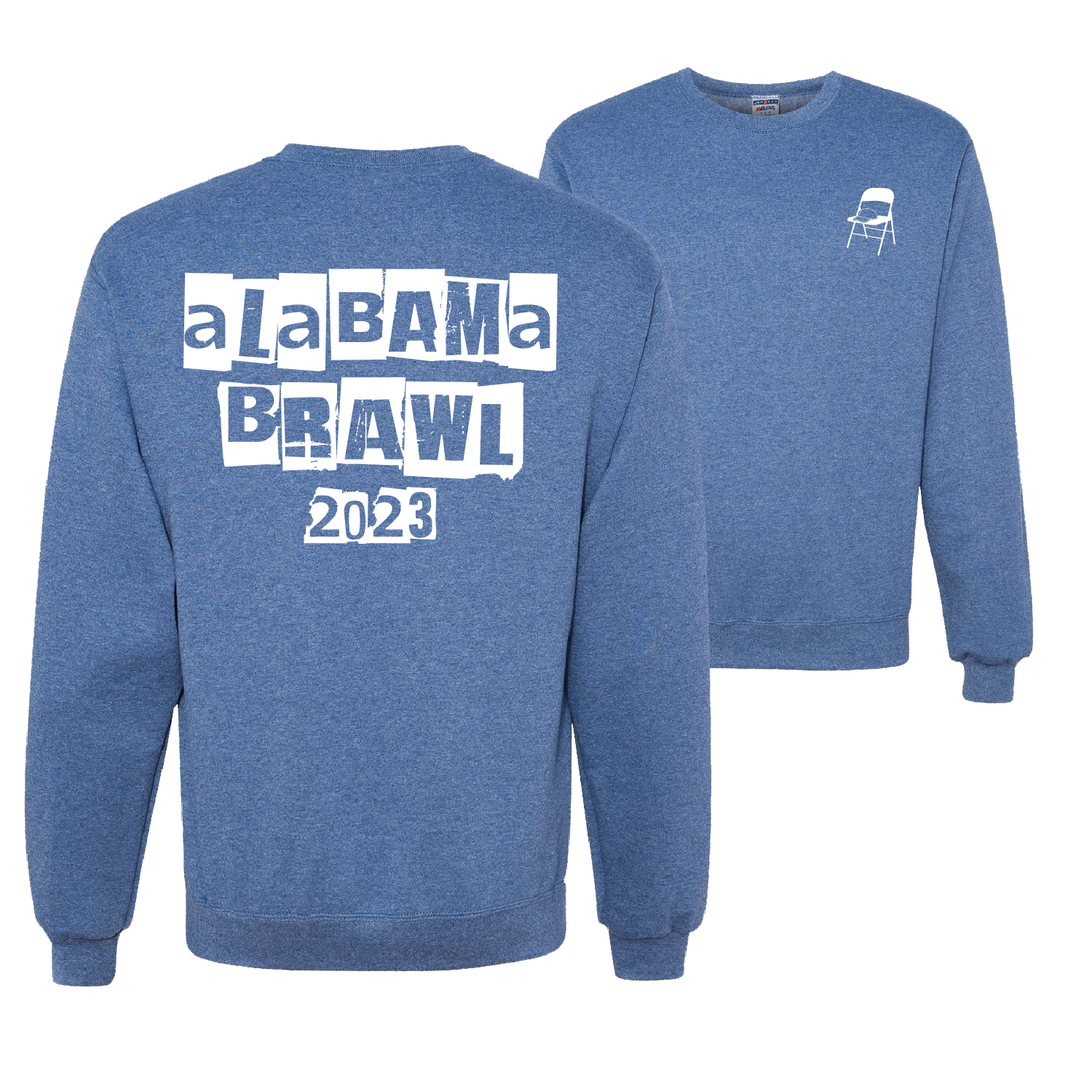 Alabama Boat Brawl 2023 Fuente de Carta Críptica Hombres Mujeres Sudadera - Imagen 15 de 17