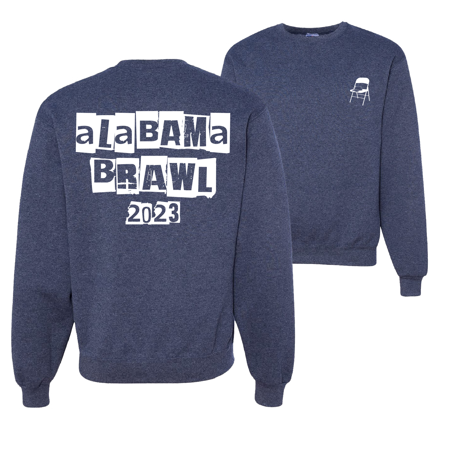 Alabama Boat Brawl 2023 Fuente de Carta Críptica Hombres Mujeres Sudadera - Imagen 16 de 17