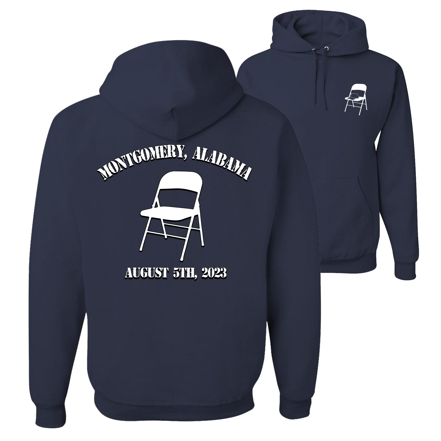Sudadera con capucha Montgomery Alabama Boat Brawl 2023 silla plantilla hombre mujer - Imagen 11 de 18