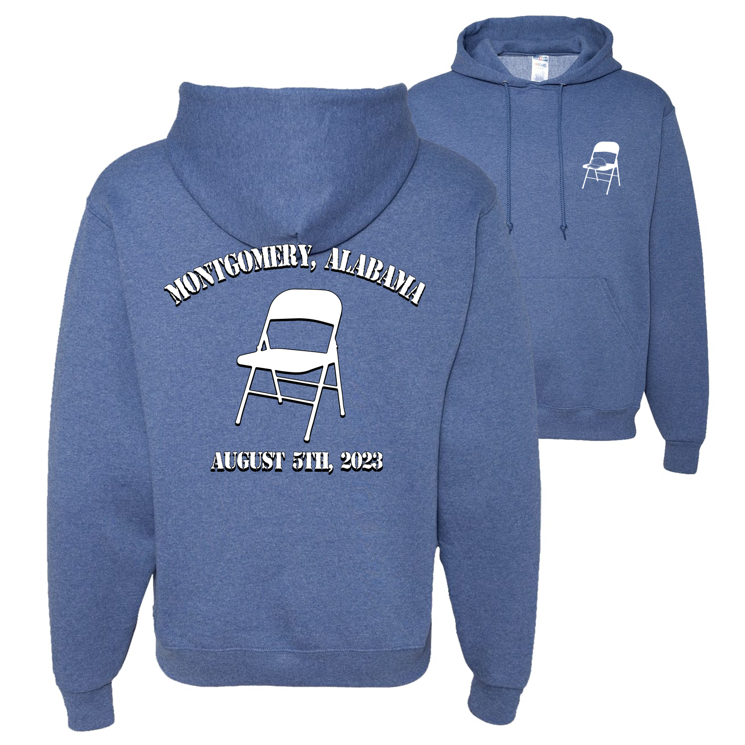 Sudadera con capucha Montgomery Alabama Boat Brawl 2023 silla plantilla hombre mujer - Imagen 16 de 18