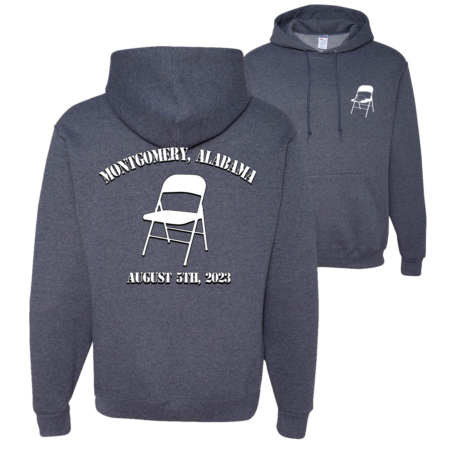 Sudadera con capucha Montgomery Alabama Boat Brawl 2023 silla plantilla hombre mujer - Imagen 17 de 18