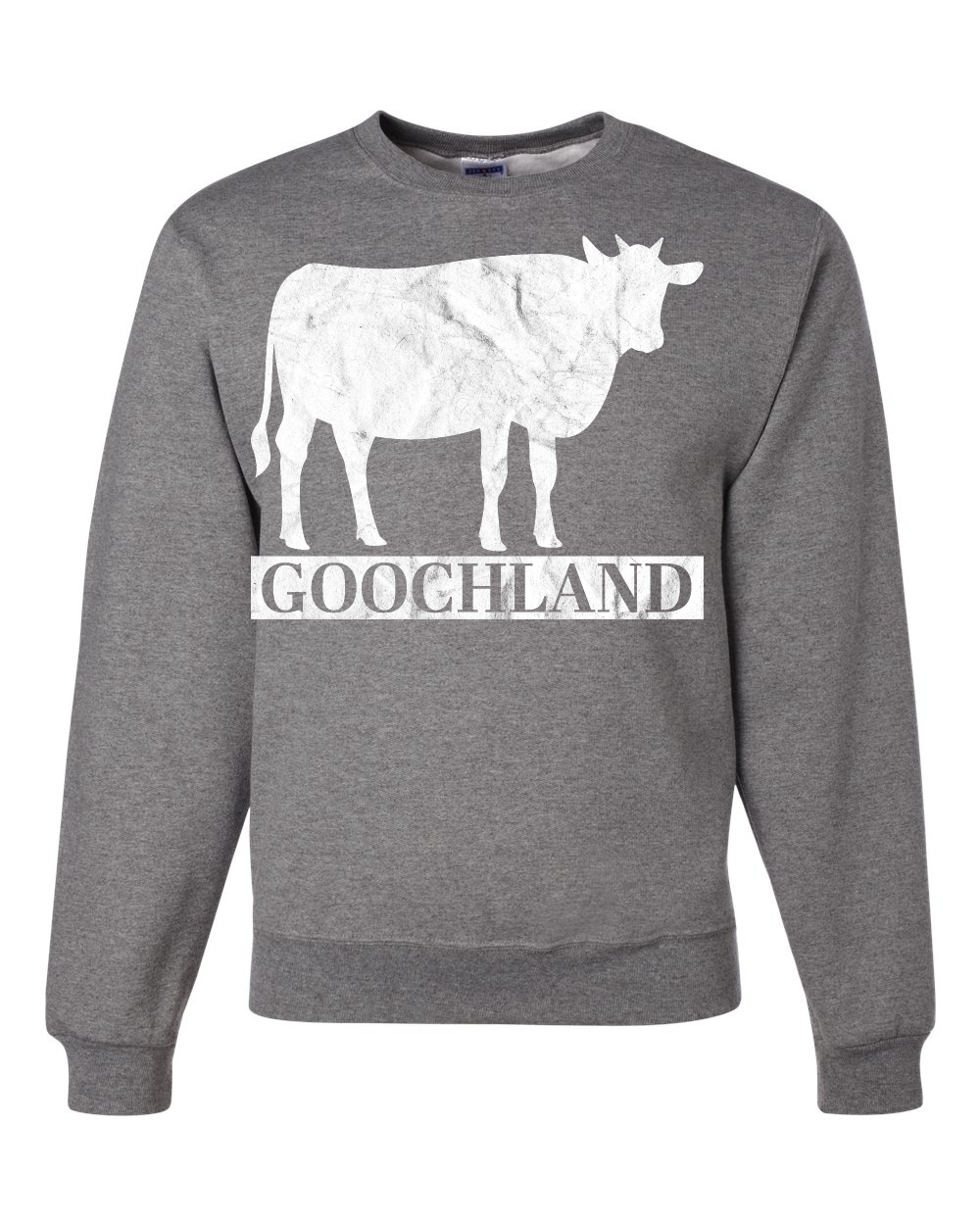 Rich Men North of Richmond Goochland White Cow Unisex Crewneck 