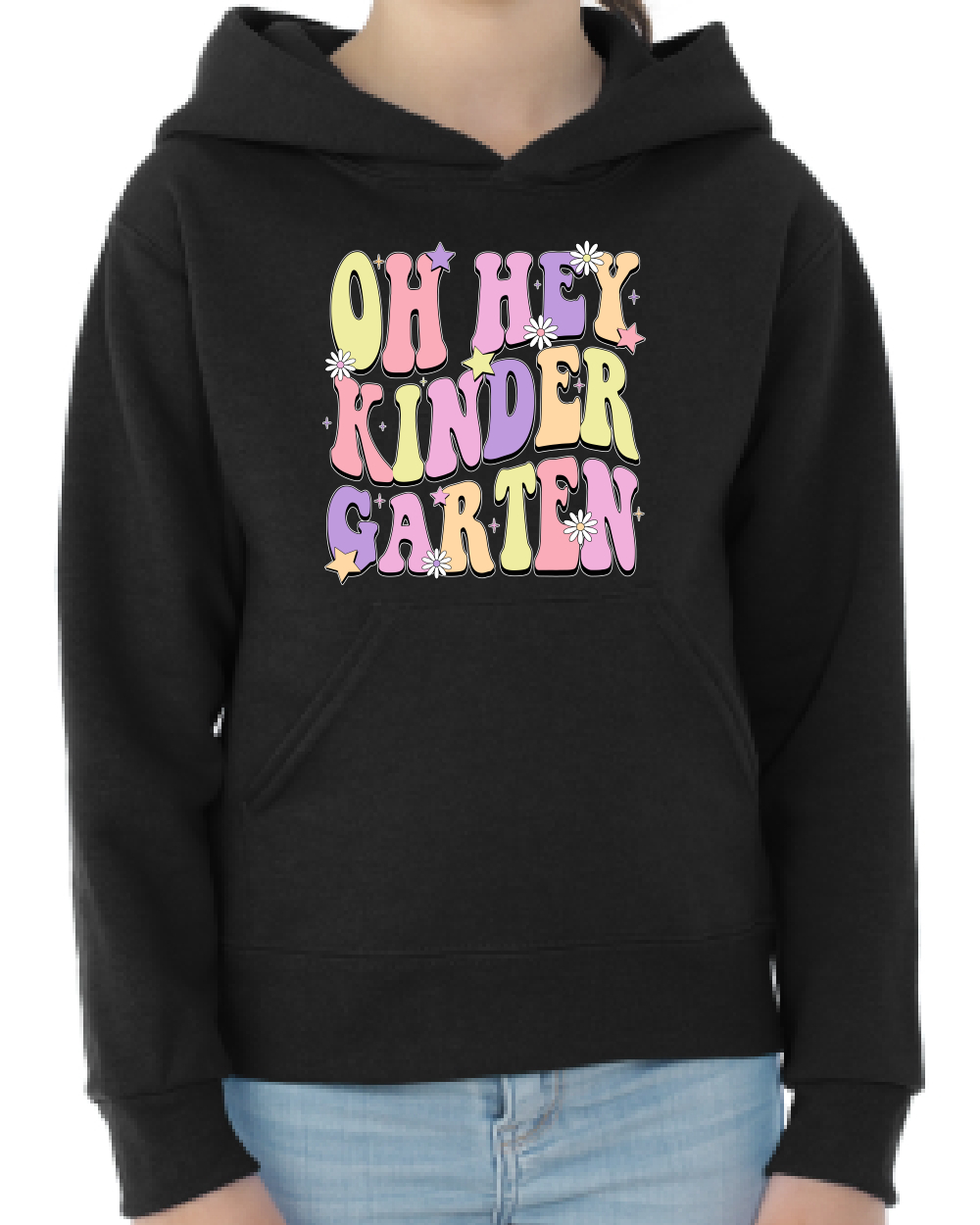Sudadera con Capucha Oh Hey Kindergarten Daisy Glitter Stars - Imagen 5 de 12