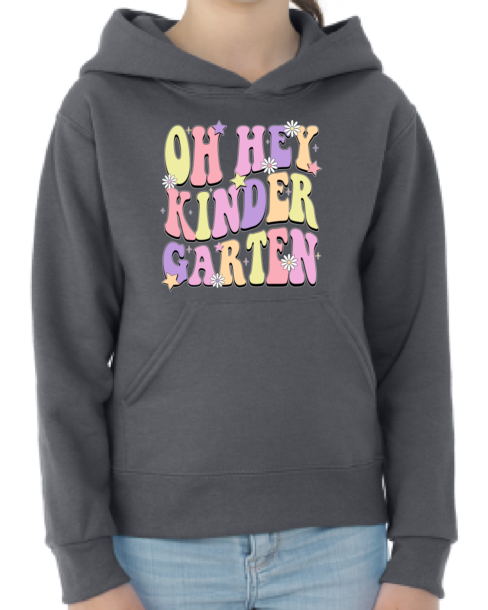 Sudadera con Capucha Oh Hey Kindergarten Daisy Glitter Stars - Imagen 7 de 12