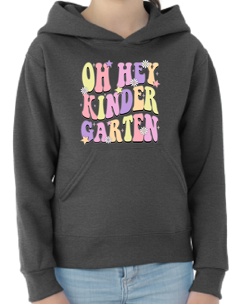 Sudadera con Capucha Oh Hey Kindergarten Daisy Glitter Stars - Imagen 8 de 12