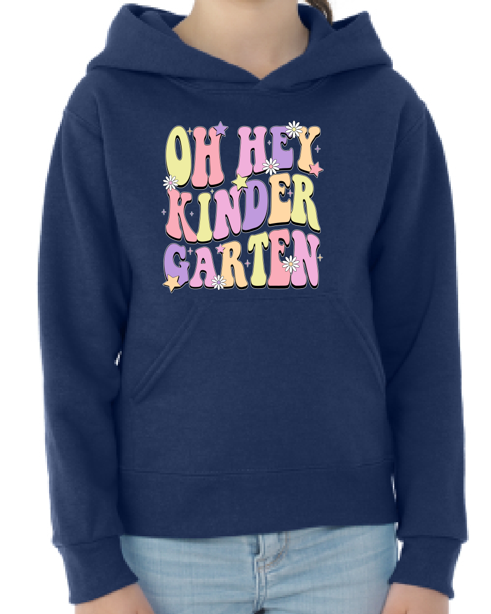 Sudadera con Capucha Oh Hey Kindergarten Daisy Glitter Stars - Imagen 6 de 12