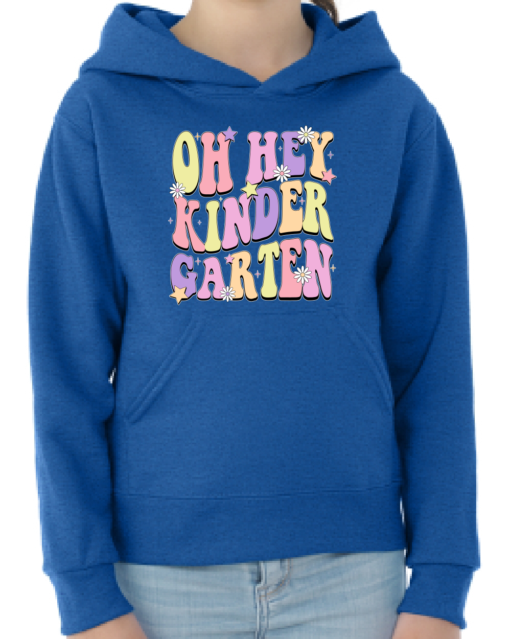Sudadera con Capucha Oh Hey Kindergarten Daisy Glitter Stars - Imagen 11 de 12
