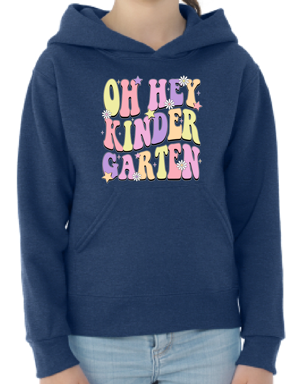 Sudadera con Capucha Oh Hey Kindergarten Daisy Glitter Stars - Imagen 12 de 12