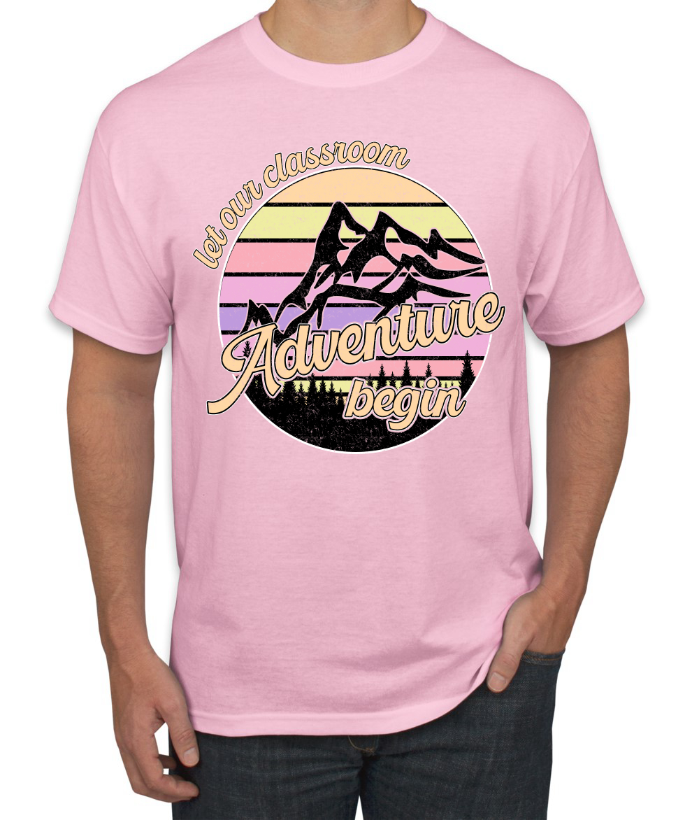 Camiseta para hombre Let Our Classroom Adventure Begin colores claros - Imagen 7 de 13